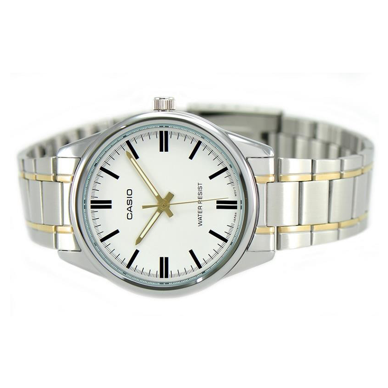 WW0033 Casio Enticer Silver Chain Watch MTP-V005SG-7AUDF