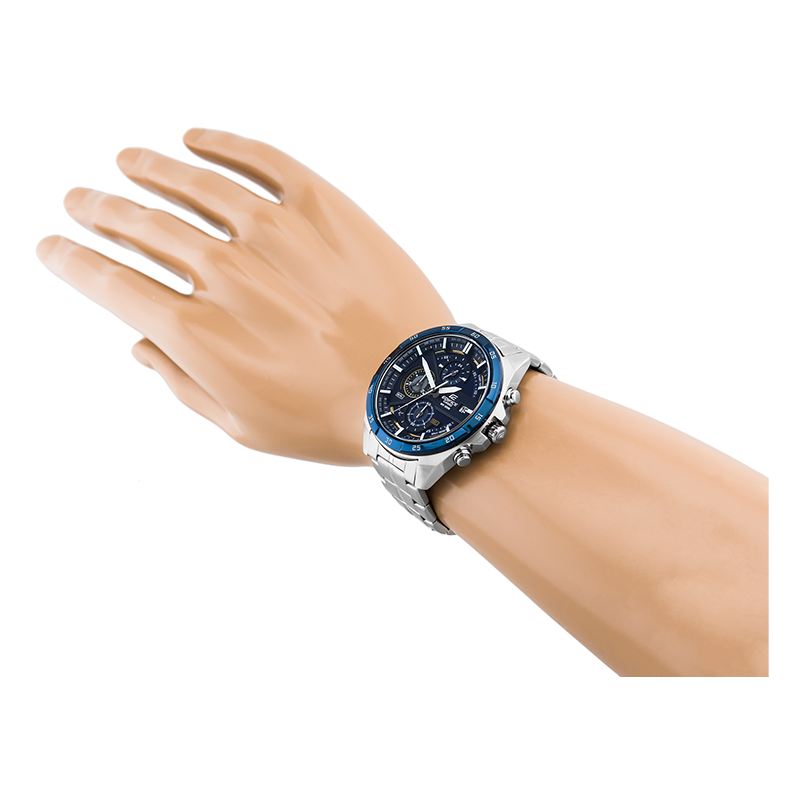 WW0223 Casio Edifice Chronograph Stainless Steel Chain Watch EFR-556DB-2AVUDF
