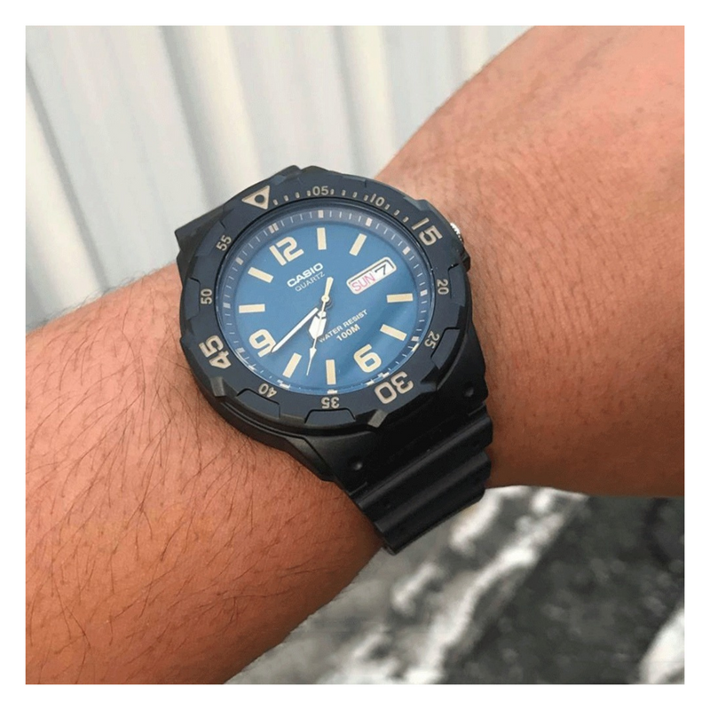 Casio Day Date Belt Watch MRW-200H-2B3VDF in Bangladesh – STYLEBUD.COM