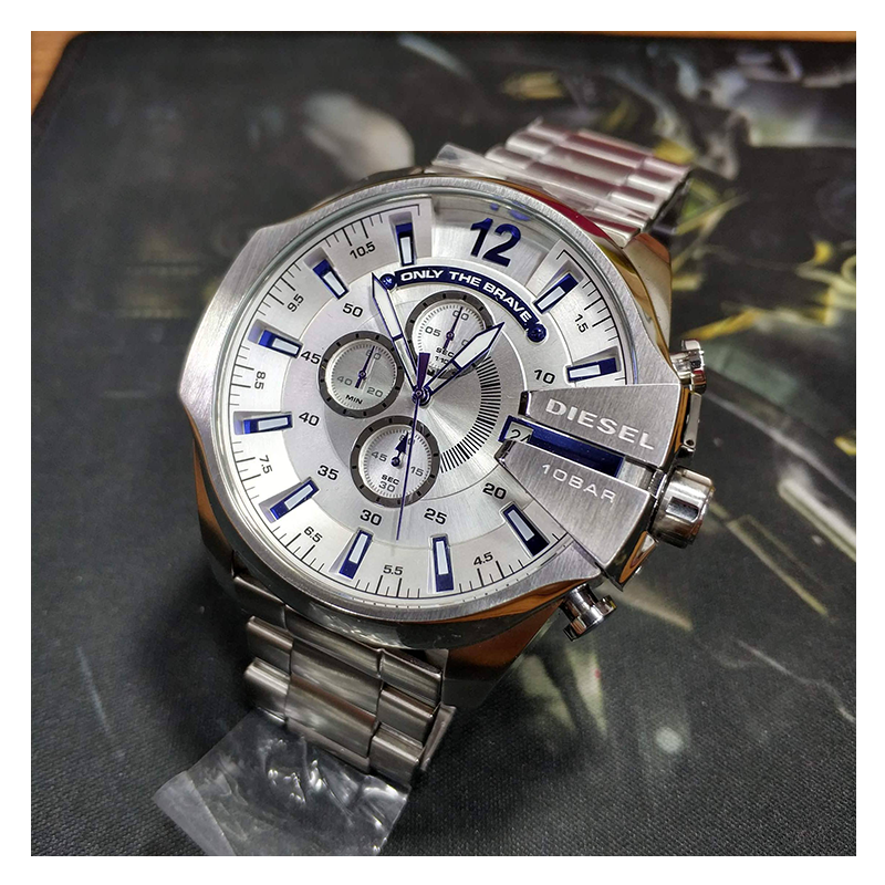 Original Diesel Mega Chief Chronograph Watch DZ4477 at Best Price