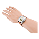 WW1147 Casio Enticer Dual Time Multifunction Leather Belt Watch AMW-810L-5AVDF