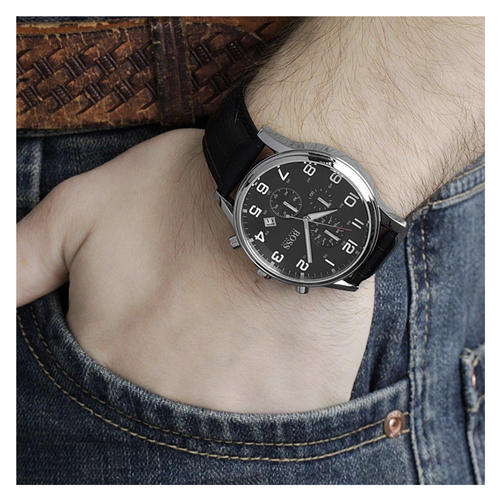 WW0088 Hugo Boss Aeroliner Chronograph Belt Watch 1512448