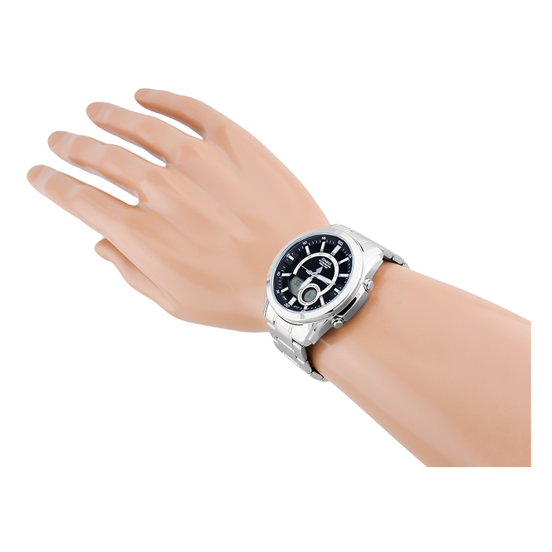 WW1142 Casio Enticer Dual Time Multifunction Chain Watch AMW-810D-1AVDF