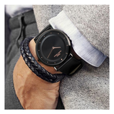 WW1011 IBSO Slim Leather Belt Watch S8160G