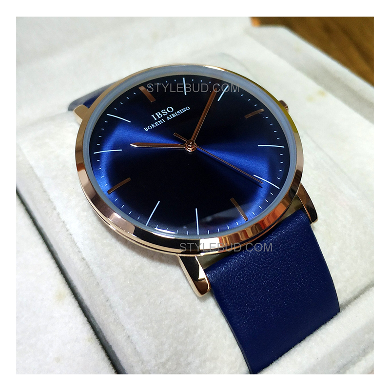 WW0865 IBSO Slim Leather Belt Watch S3609G