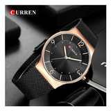 WW0159 Curren Slim Mesh Chain Watch