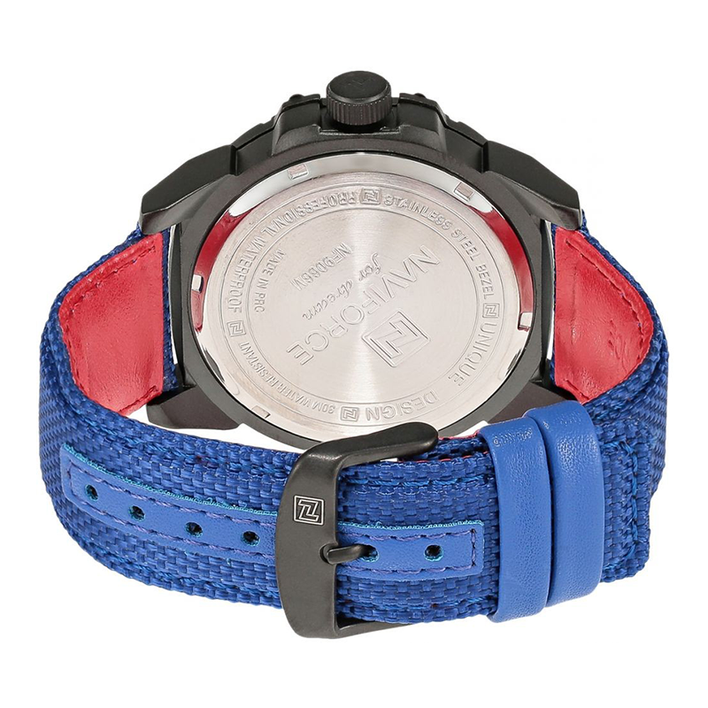 WW0562 Naviforce Day Date Nylon Belt Watch NF9066M