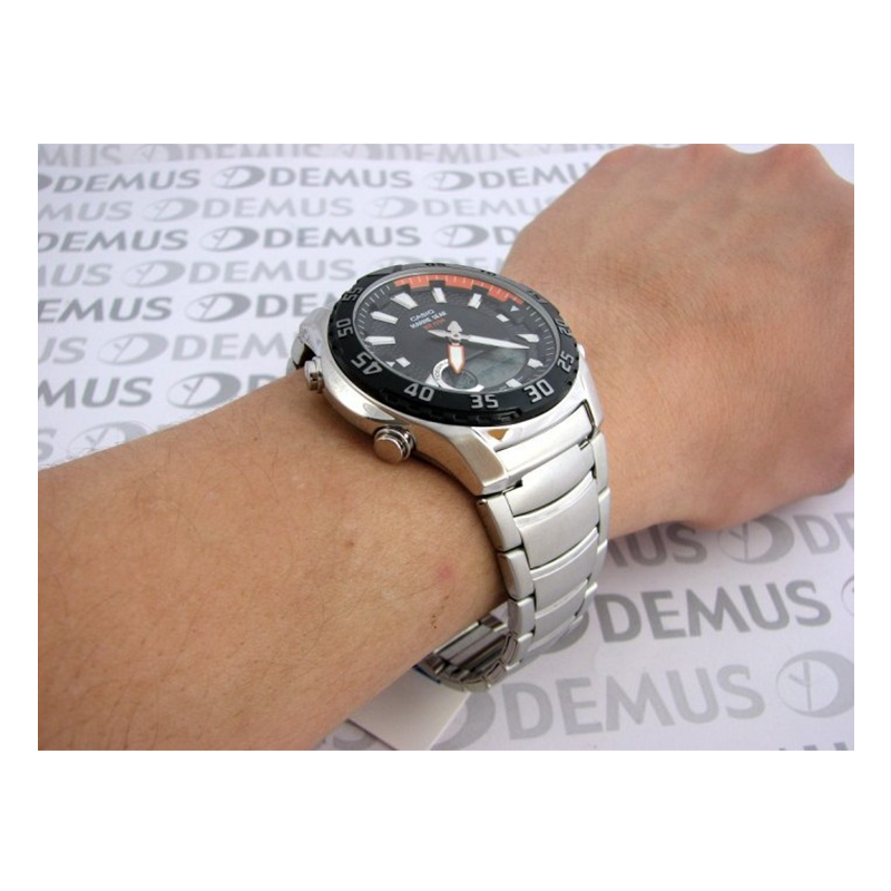 WW0387 Casio Youth Marine Gear Stainless Steel Chain Watch AMW-710D-1AVDF