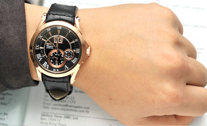 WW0847 Original Seiko Perpetual Kinetic Belt Watch SNP036P1 at