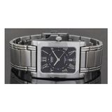 WW0302 Casio Beside Date Stainless Steel Chain Watch BEM-100D-1A2VDF