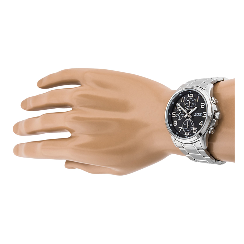 WW0551 Casio Standard Multifunction Chain Watch MTP-E307D-1AVDF