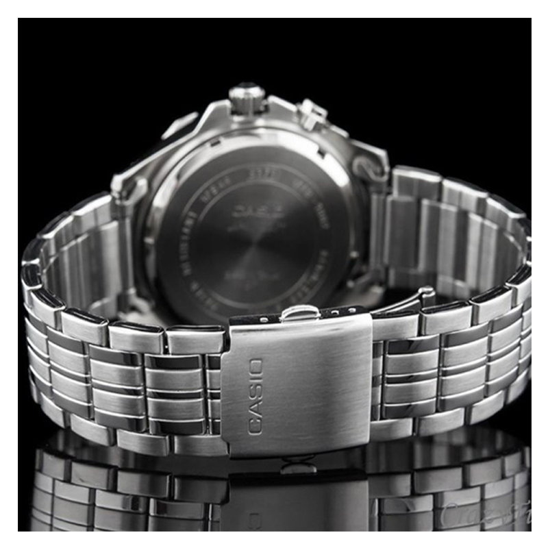 WW0620 Casio Day Date Stainless Steel Chain Watch MTD-1082D-1AV