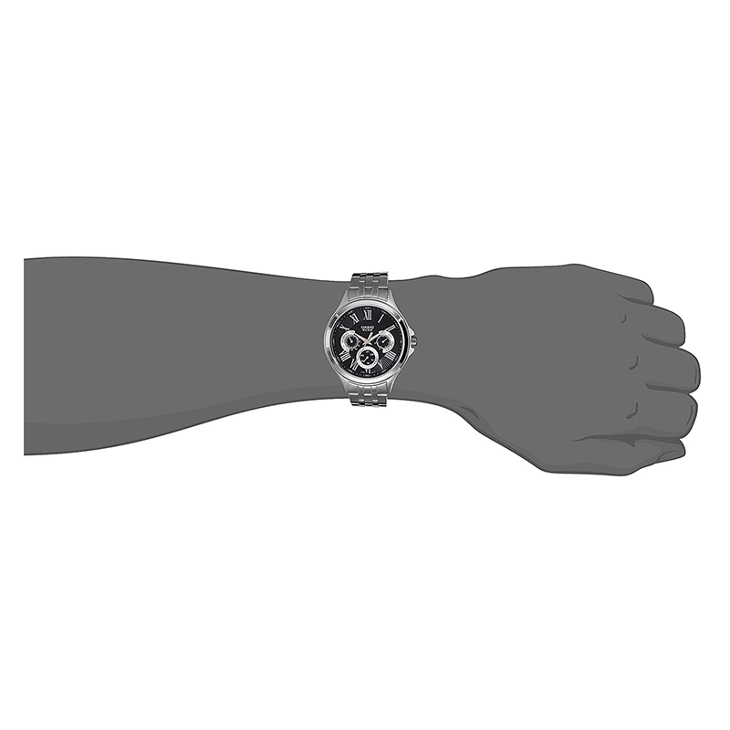 WW1016 Casio Enticer Multi Function Chain Watch MTP-E308D-1AV