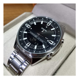 WW0106 Casio Enticer Dual Time Stainless Steel Chain Watch AMW-830D-1AVDF