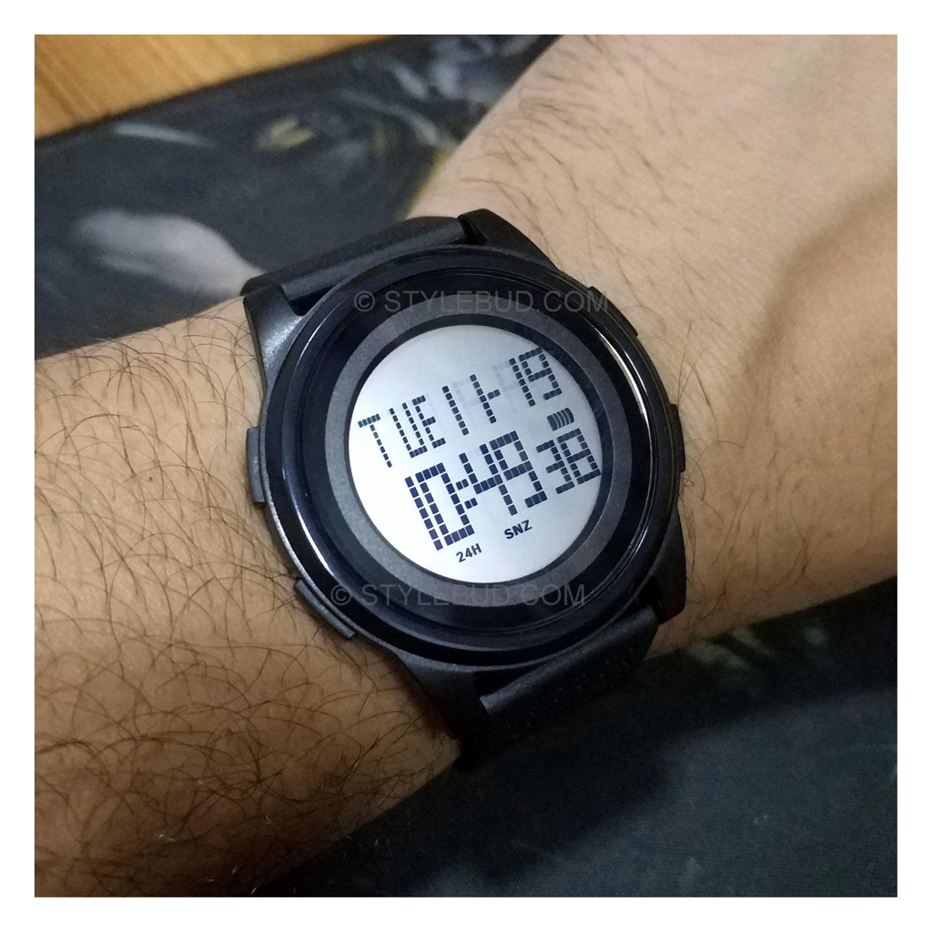 WW0544 SKMEI Dual Time Digital Fiber Belt Watch 1206