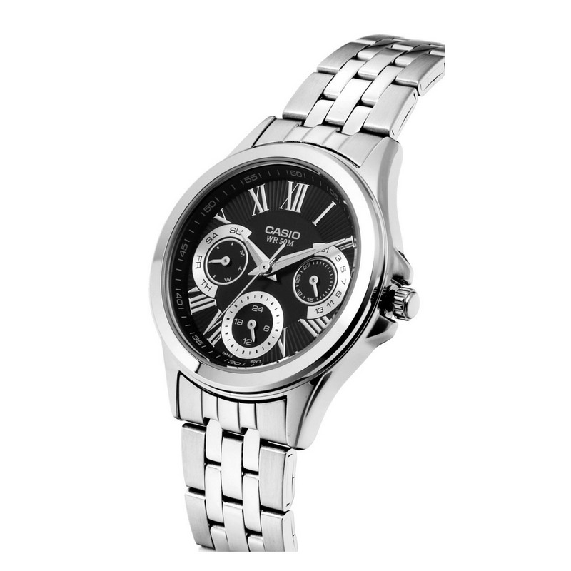 WW1198 Casio Enticer Multifunction Ladies Chain Watch LTP-E308D-1AVDF