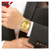 WW0755 Nibosi Day Date Chain Watch