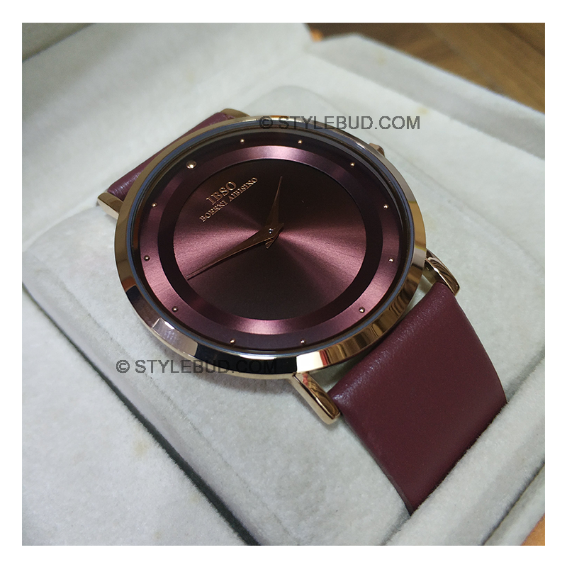 WW0717 IBSO Slim Leather Belt Watch S8160G