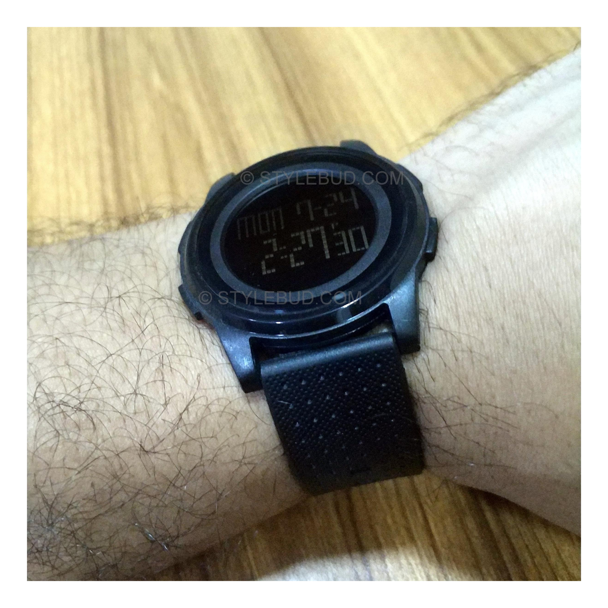 WW0545 Original SKMEI Dual Time Digital Fiber Belt Watch 1206 at