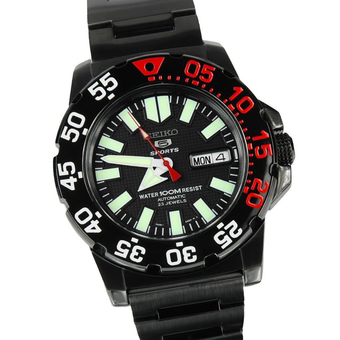 WW0777 Original Seiko Sports Automatic Chain Watch SNZF53K1 at