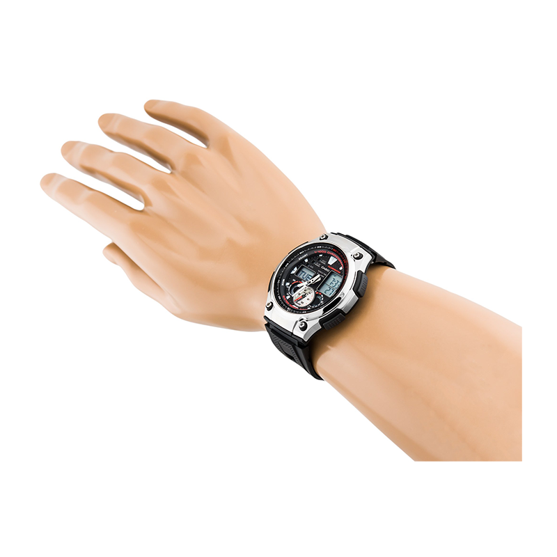 WW0250 Casio Youth Dual Time Resin Belt Watch AQ-190W-1AVDF