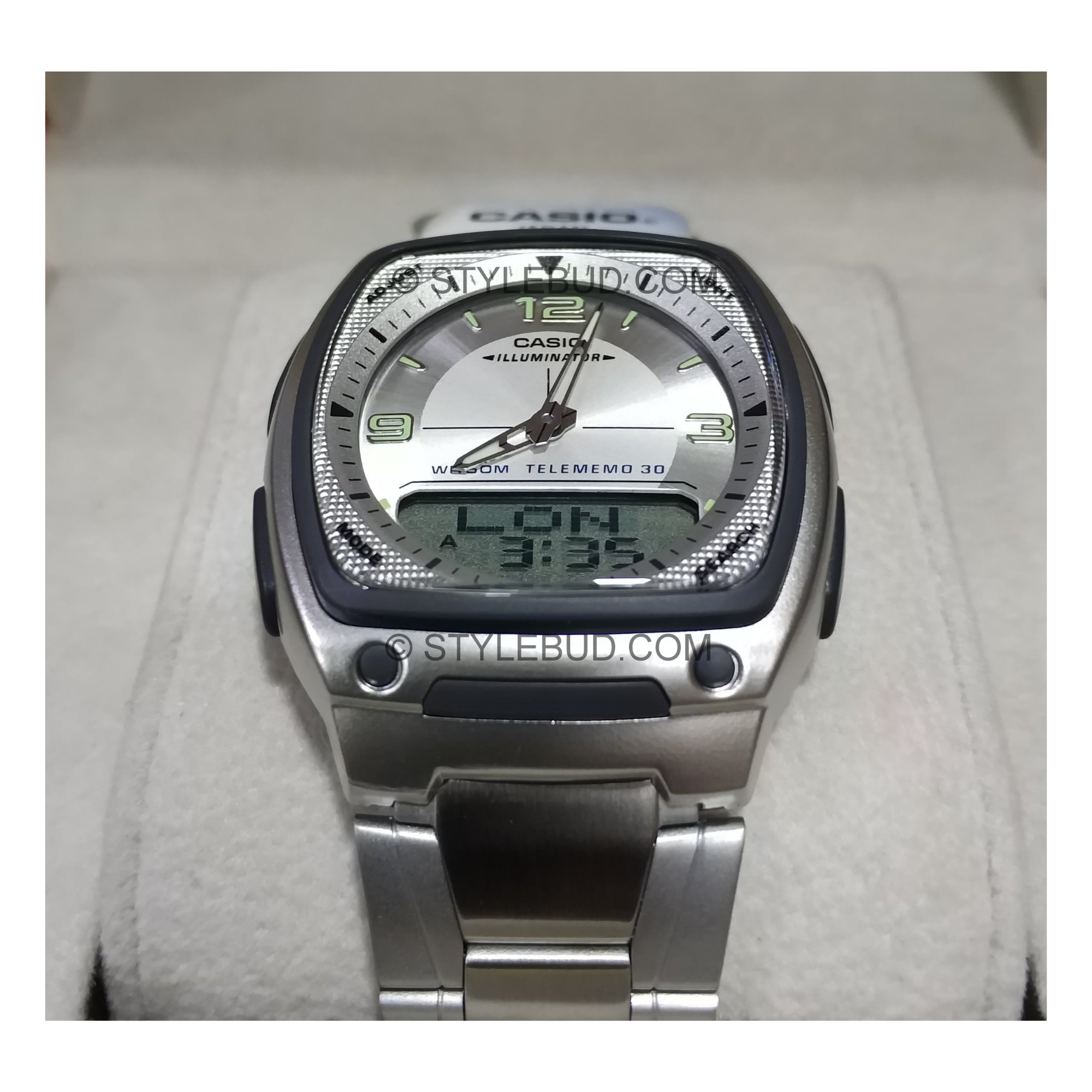 WW0144 Casio Youth Dual Time Chain Watch AW-81D-7AVDF