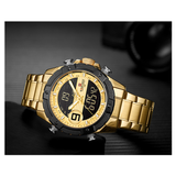 WW1132 Naviforce Multifunction Dual Time Chain Watch NF9146M