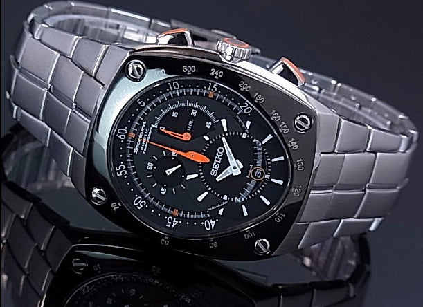 WW0822 Original Seiko Sportura Kinetc Chain Watch SNL015P1 at Best