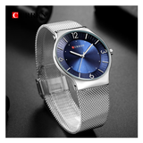 WW0161 Curren Slim Mesh Chain Watch