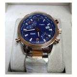 WW1238 Timex World Time Date Stainless Steel Chain Watch TWEG16101
