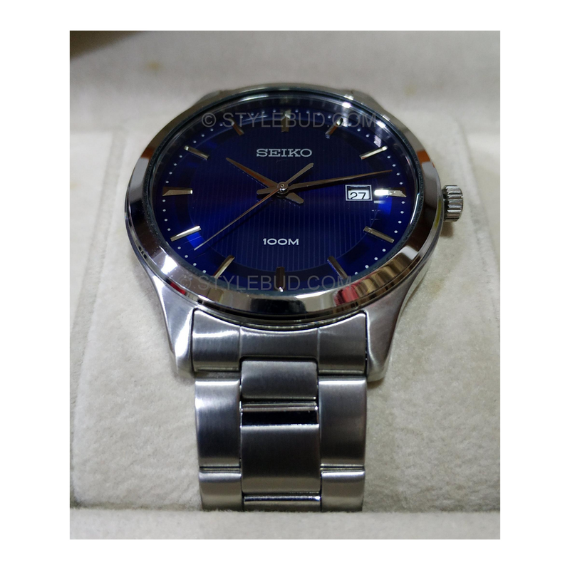 WW0796 Seiko Date Stainless Steel Chain Watch SUR049P1