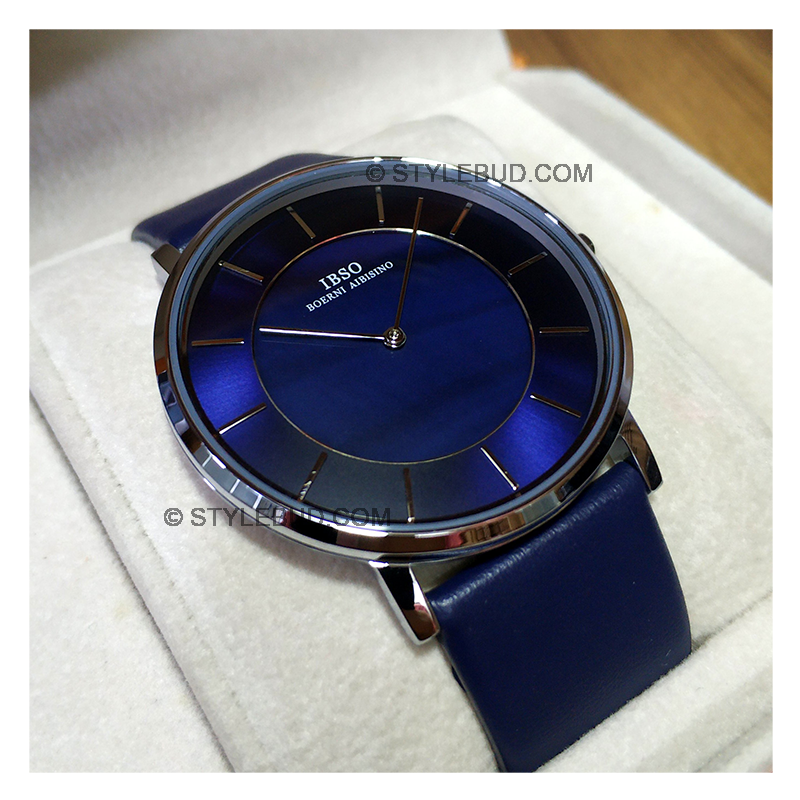 WW0375 IBSO Slim Leather Belt Watch