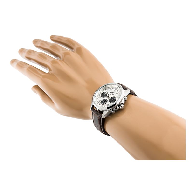 WW0051 Casio Edifice Chronograph Stainless Steel Leather Belt Watch EFR-527L-7AVDF