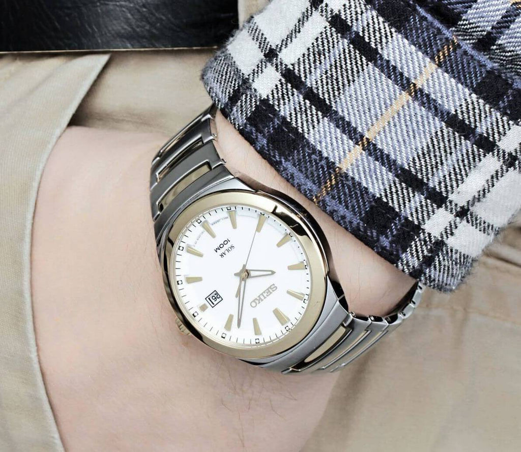 WW0830 Seiko Solar Chain Watch SNE292P1