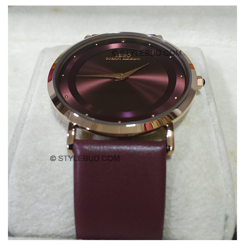 WW0717 IBSO Slim Leather Belt Watch S8160G