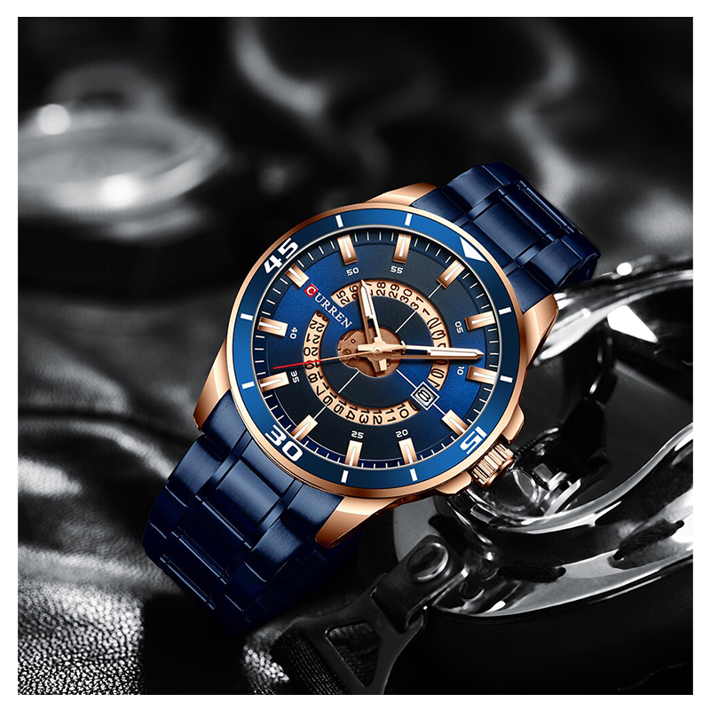 WW1117 Curren Date Chain Watch