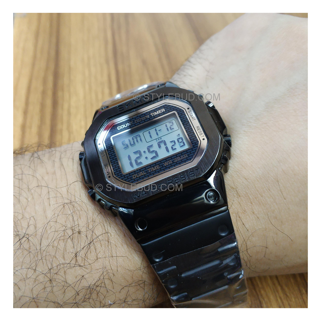 WW1167 SKMEI Dual Time Digital Chain Watch 1456