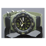 WW1257 Casio Youth Day Date Nylon Belt Watch MRW-200HB-3BVDF