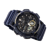 WW0611 Casio Youth Dual Time Resin Belt Watch AEQ-110W-2AVDF