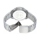WW0107 Casio Enticer Dual Time Stainless Steel Chain Watch AMW-830D-2AVDF