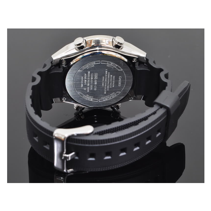 WW0447 Casio Youth Marine Gear Stainless Steel Resin Belt Watch AMW-710-1AVDF