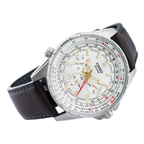 WW0240 Casio Enticer Sweep Second Leather Belt Watch MTP-SW320L-7AVDF