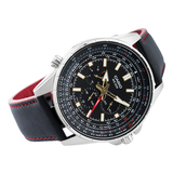 WW0238 Casio Enticer Sweep Second Leather Belt Watch MTP-SW320L-1AVDF