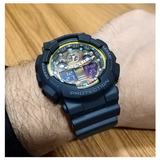 WW0149 Casio G-Shock Sports Resin Belt Watch GA-100BY-1ADR