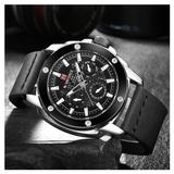 WW1114 Naviforce Multifunction Leather Belt Watch NF9116M