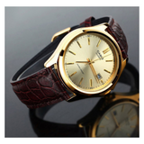 WW1259 Casio Standard Date Leather Belt Watch MTP-1183Q-9ADF