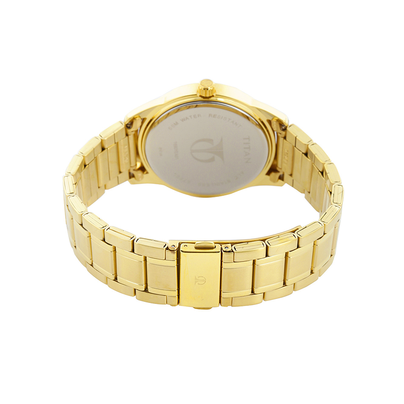 WW0983 Original Titan Day Date Chain Watch 1690YM01 at Best Price