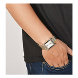 WW0307 Casio Beside Date Stainless Steel Two Tone Chain Watch BEM-100SG-7AVDF