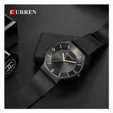 WW0163 Curren Slim Mesh Chain Watch
