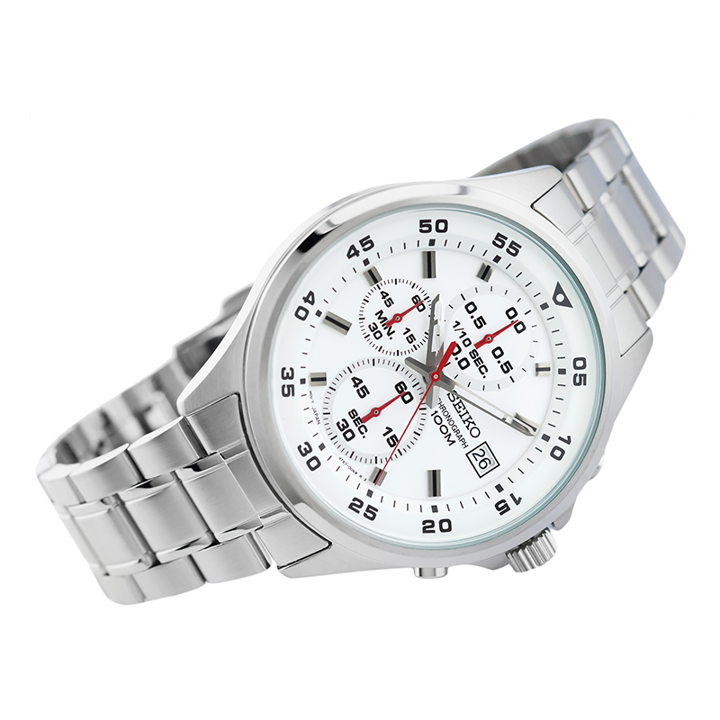WW0146 Seiko Chronograph Stainless Steel Chain Watch SKS623P1